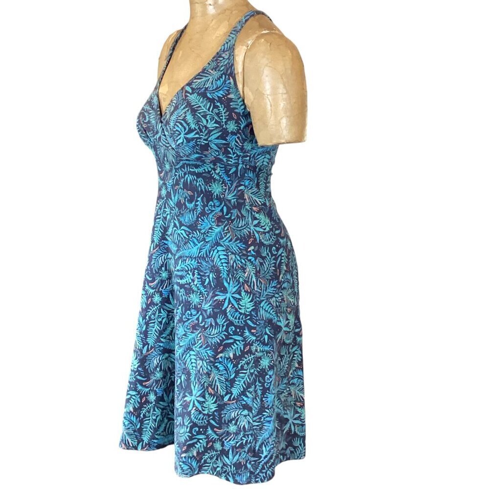 Patagonia Women's Athleisure Sports Dress‎ XS/S Blue Organic Cotton #133R - Picture 6 of 12